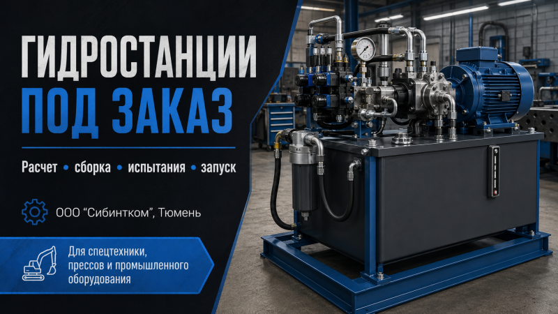 Производство гидростанций (маслостанций)