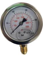 Манометр 250 BAR d-63 мм ,12х1,5 радиальный